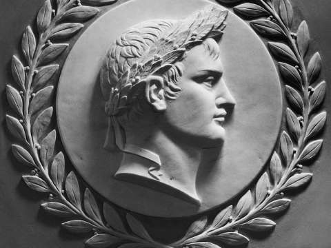 Bas-relief of Napoleon in the chamber of the United States House of Representatives