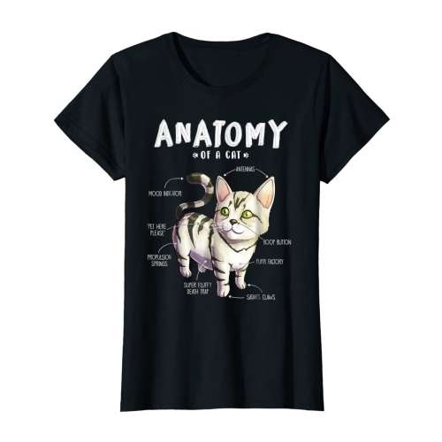 Anatomy Of A Cat T-Shirt