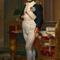 The Emperor Napoleon in His Study Poster Print