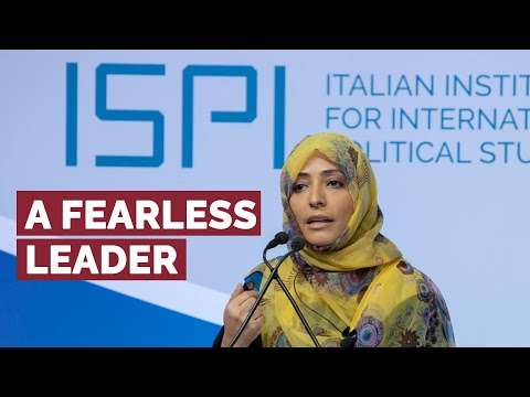 A fearless leader | Interview with Tawakkol Karman 2011 Peace Nobel Prize