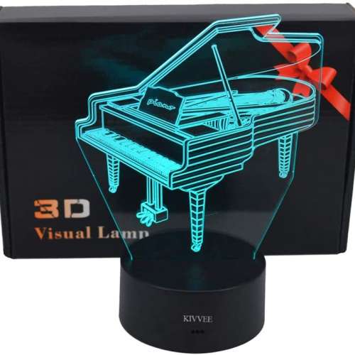 Piano 3D Visual Lamp