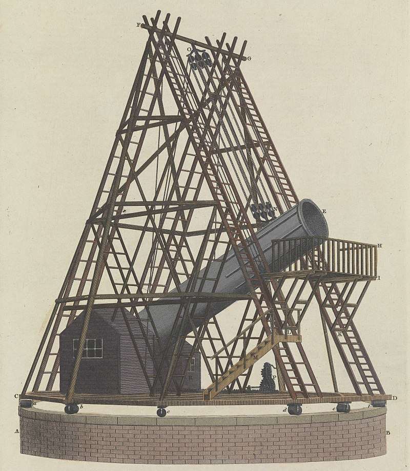 The 40-foot (12 m) telescope