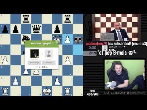 Etienne Bacrot joue des Parties d'échecs pédagogiques