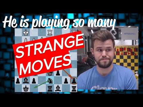 “He’s playing so many strange moves” - Magnus Carlsen vs spicycaterpillar (GM Ray Robson)
