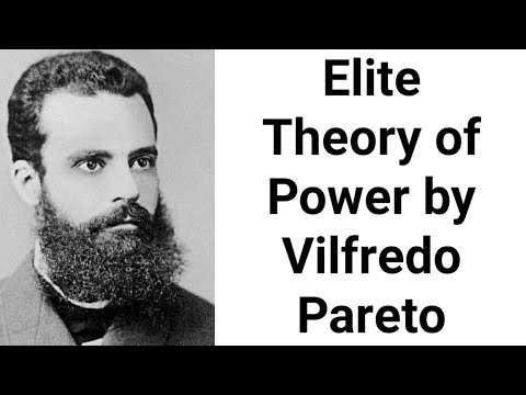 Vilfredo Pareto's concept of Elite Theory of Power