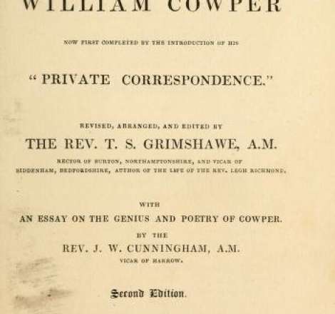 The life and works of William Cowper - Vol III