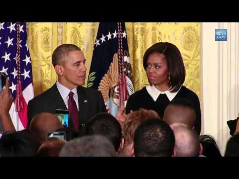 US President Obama Talks About Nigerian-American Saheela Ibraheem