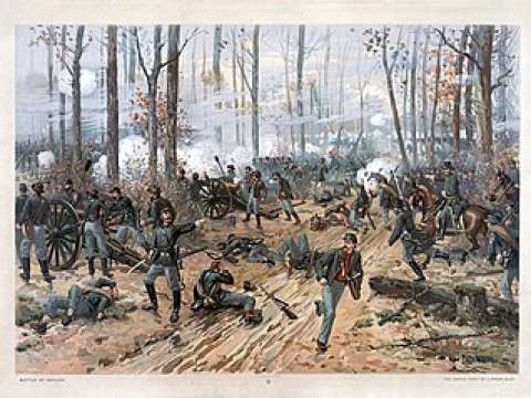 Battle of Shiloh Thulstrup 1888