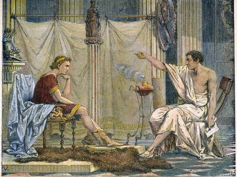 That most enduring of romantic images, Aristotle tutoring the future conqueror Alexander