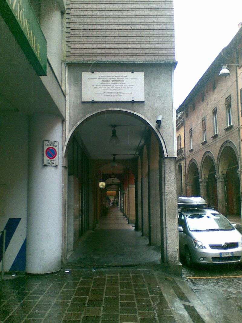 Via Galliera 65, Bologna, site of house of Domenico Maria Novara