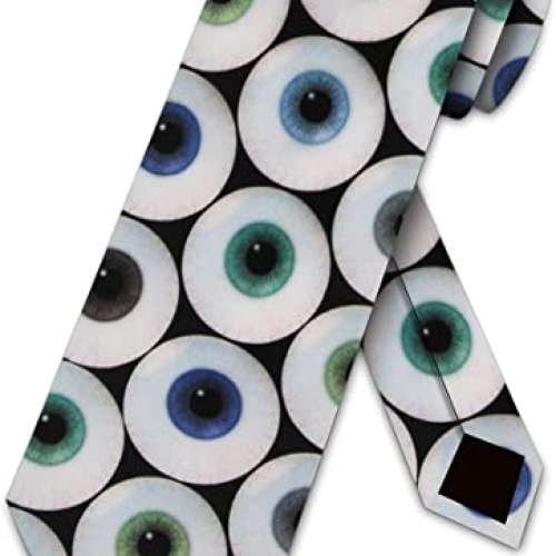 Eyeballs Ties Eye Necktie