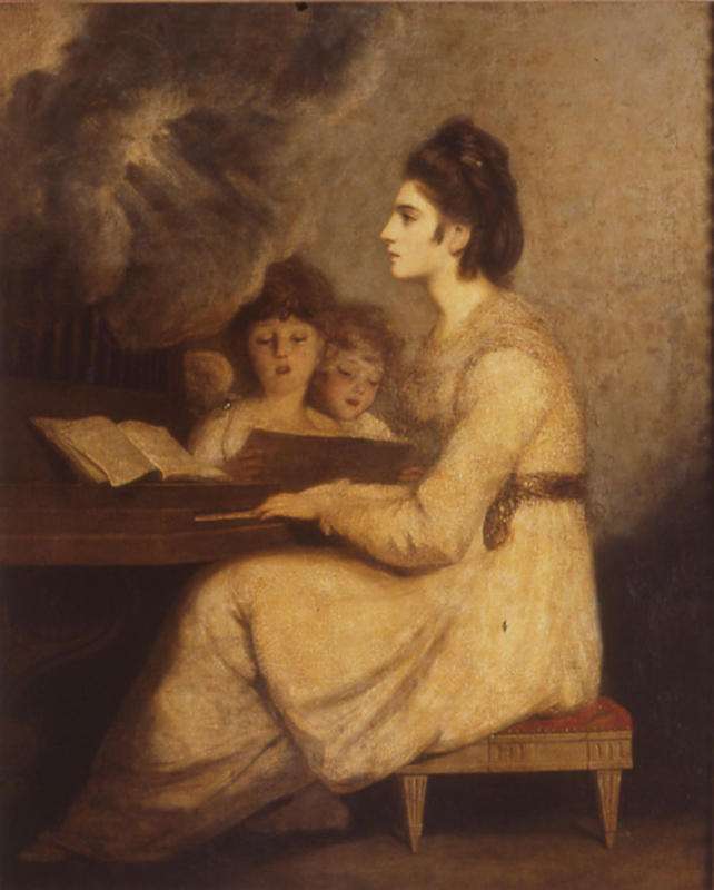 Reynolds's 'Mrs Sheridan in the character of St Cecilia' was considered by the artist's nephew as a 'sight worth coming to Devonshire to see, I cannot suppose that there was ever a greater Beauty in the world, nor even Helen or Cleopatra could have exceed
