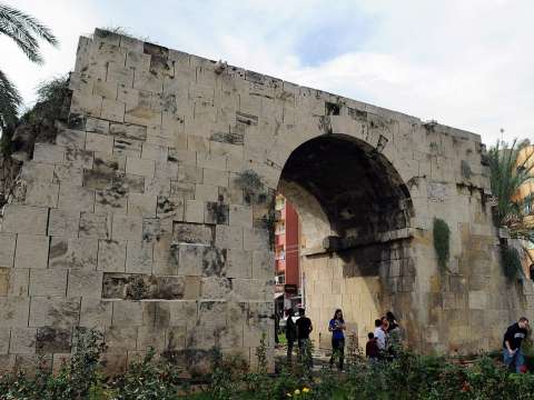 Cleopatra's Gate in Tarsos (now Tarsus, Mersin, Turkey), the site where she met Mark Antony in 41 BC