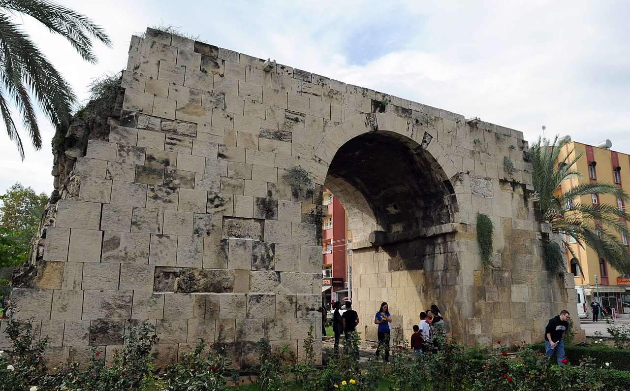 Cleopatra's Gate in Tarsos (now Tarsus, Mersin, Turkey), the site where she met Mark Antony in 41 BC