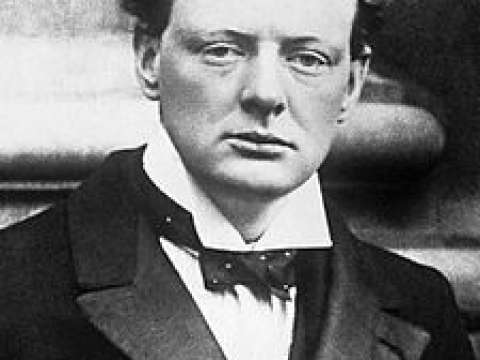Churchill in 1904 when he 
