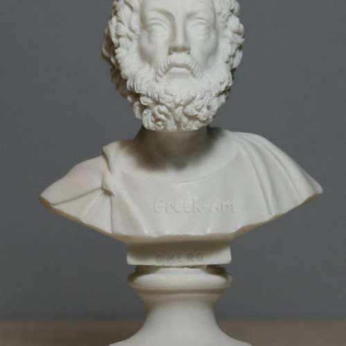 Greek Bust of 1st Epic Poet Author Homer
