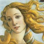 Detail from Botticelli's most famous work, The Birth of Venus (c. 1484–1486)