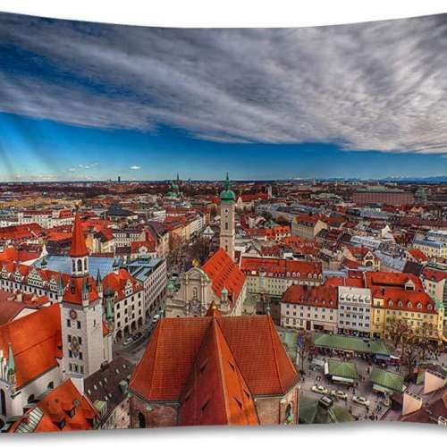 Munich City Tapestry