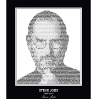 Steve Jobs Picture made of Steve Jobs quotes!