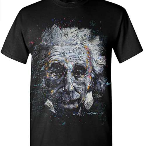 Albert Einstein - It's All Relative - Adult T-Shirt