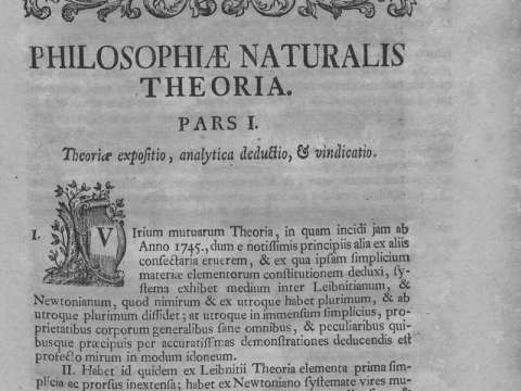 Philosophiae naturalis theoria (1758)
