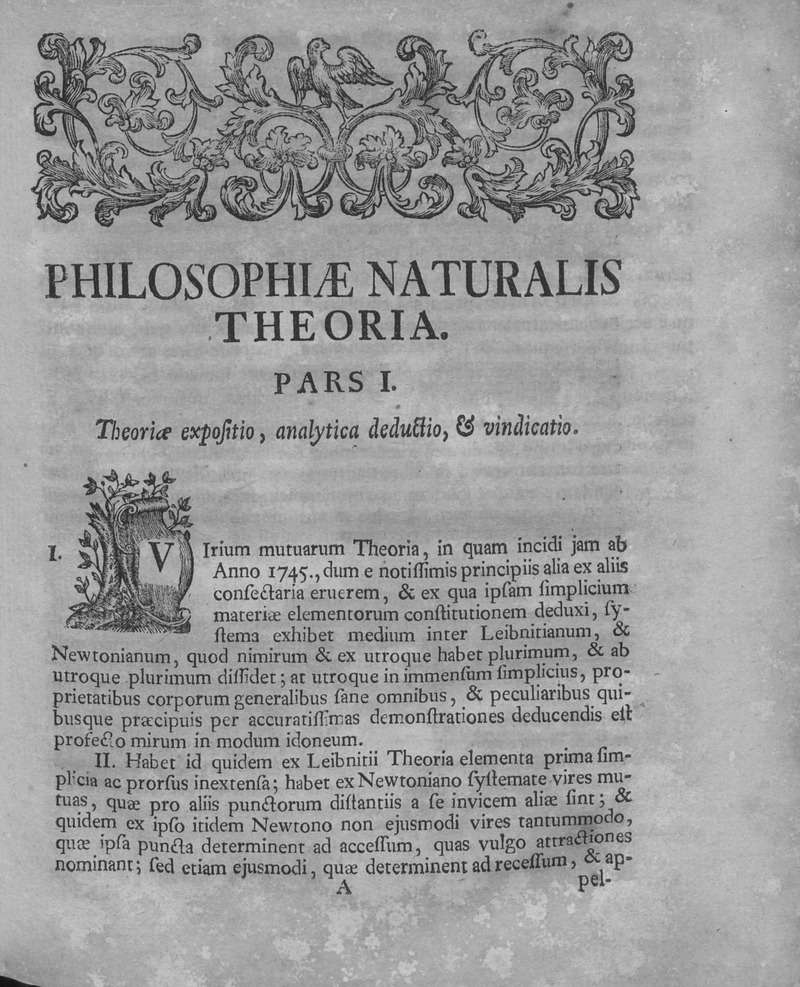 Philosophiae naturalis theoria (1758)