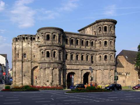 The Porta Nigra Roman gate, Trier, Germany