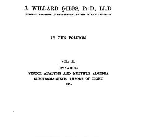 Scientific Papers of J. Willard Gibbs - Vol II