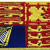 Queen Elizabeth II Royal Standard Patch