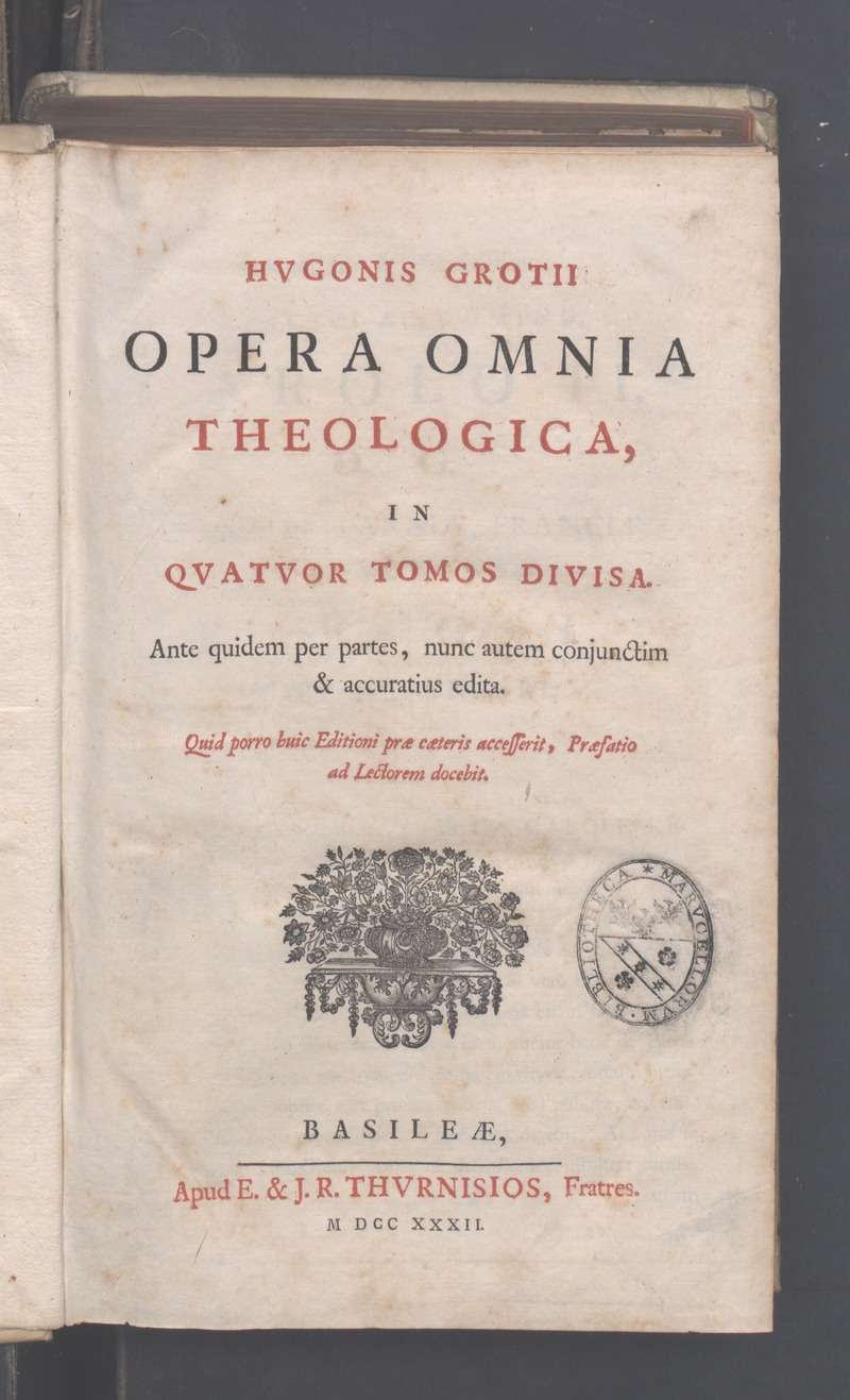 Annotationes ad Vetus Testamentum (1732)