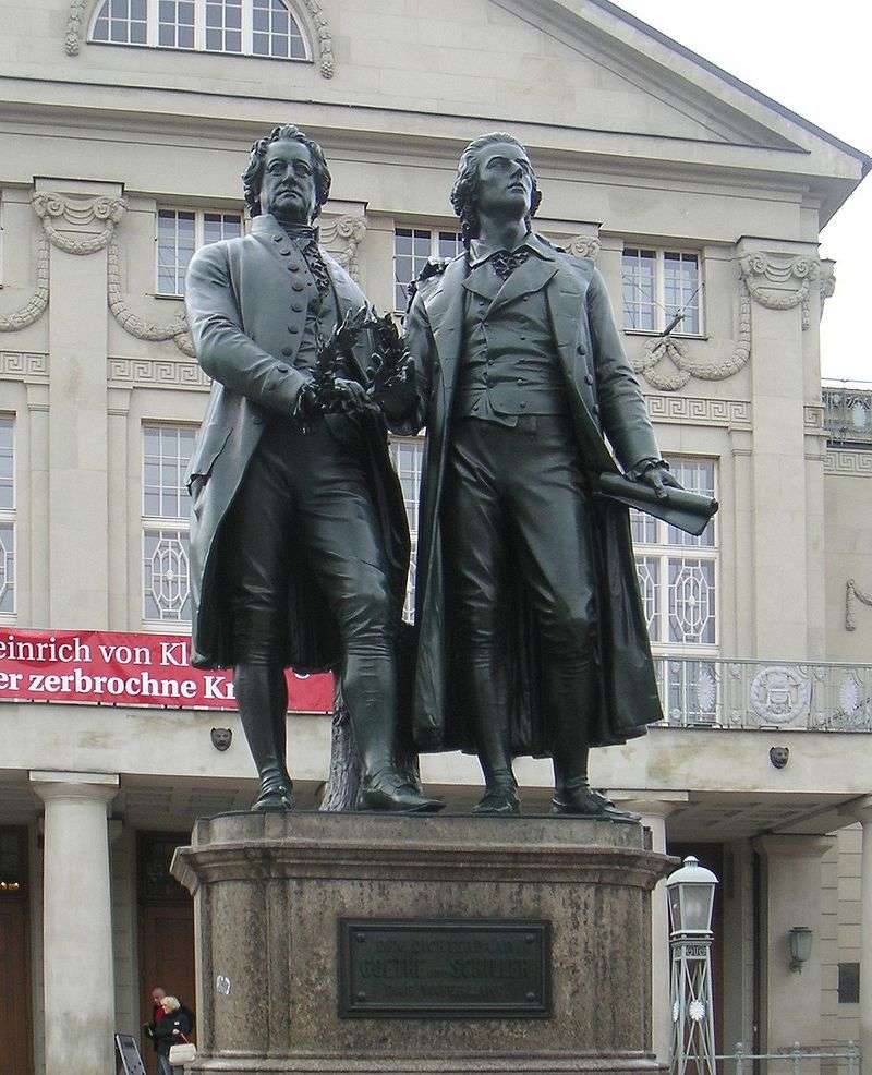 Goethe–Schiller Monument (1857), Weimar