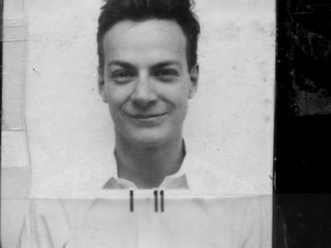 Feynman's Los Alamos ID badge