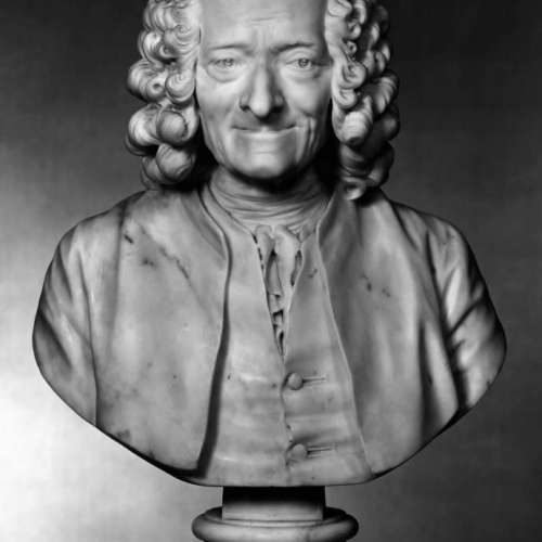 Voltaire Bust Poster Print