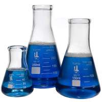 Glass Erlenmeyer Flask Set