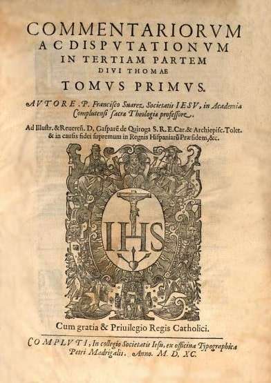 Commentariorum ac disputationum in tertiam partem divi Thomae (1590).