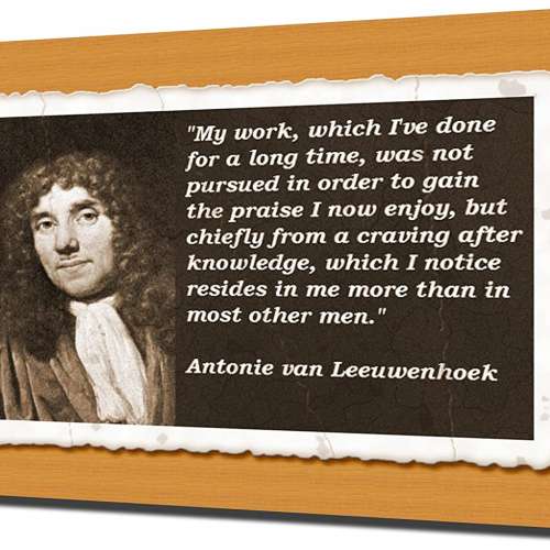 Antonie van Leeuwenhoek Canvas Art Print