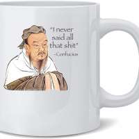 Confucius Ceramic Coffee Mug