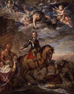 John Churchill, by Godfrey Kneller. This oil sketch shows Marlborough, victor at Blenheim and Ramillies, in triumph.