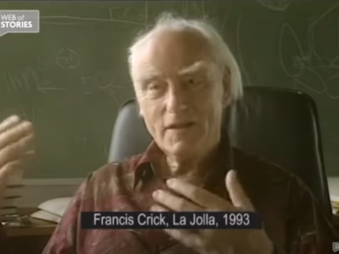 Francis Crick - How scientists and non-scientists perceive the world