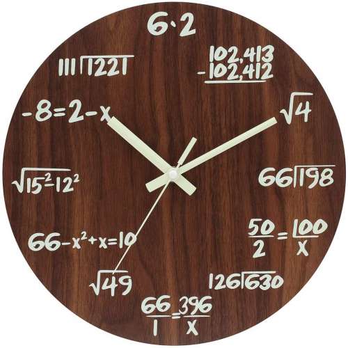 JoFomp Math Wall Clock