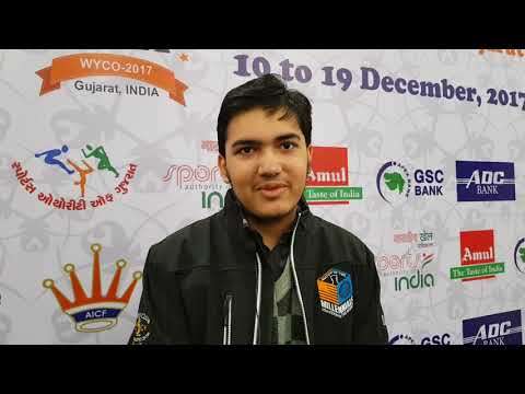 The only GM at the World Youth Olympiad 2017 - GM Aryan Chopra