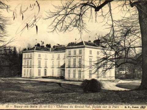 Le Château de Grand-Val; view of the park site