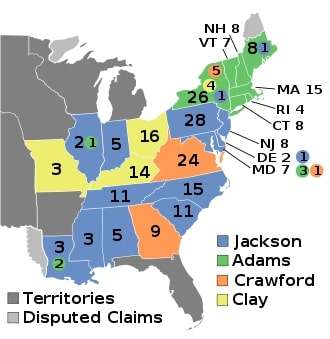 1824 presidential election results
