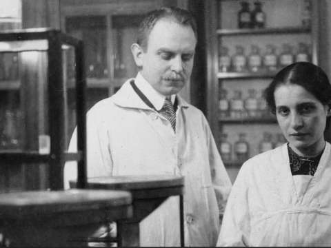 Lise Meitner and Otto Hahn in 1912