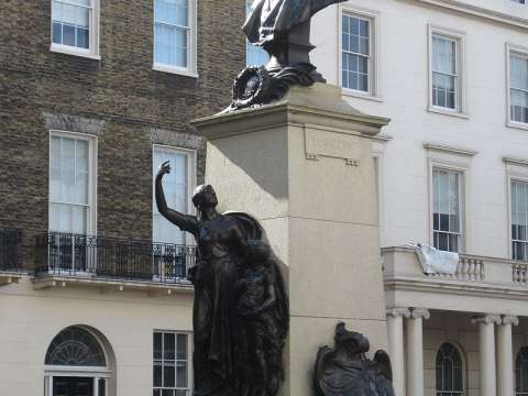Lord Lister Memorial, London, by Sir Thomas Brock