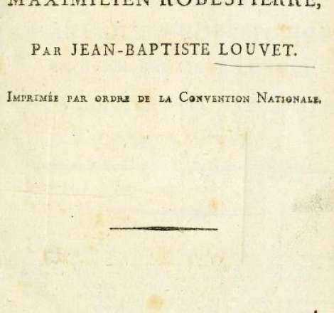 Accusation contre Maximilien Robespierre