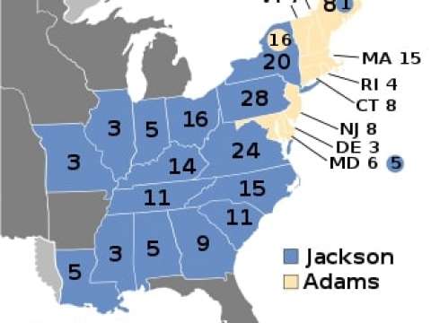 1828 presidential election results