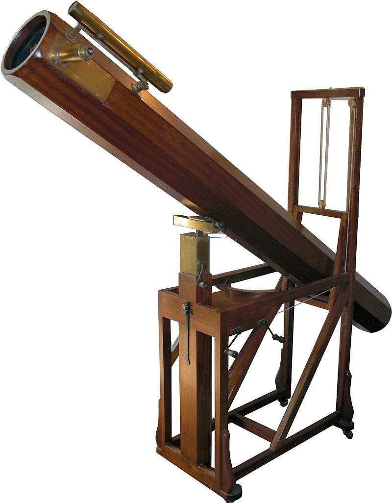 Replica in the William Herschel Museum, Bath, of a telescope similar to that with which Herschel discovered Uranus