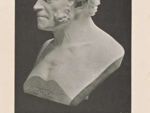 Sculpture of Schopenhauer by Elisabeth Ney