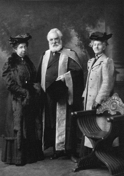 Bell, an alumnus of the University of Edinburgh, Scotland, receiving an honorary Doctor of Laws degree (LL.D.) at the university in 1906